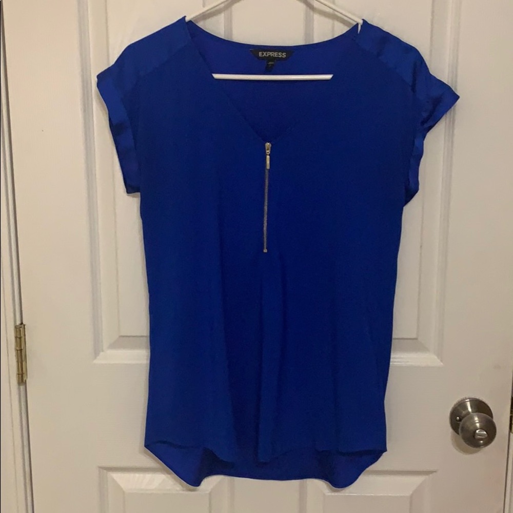 Express blue blouse